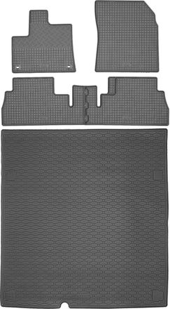 OEM Juego De Alfombrillas De Goma Para Coche Y Maletero Para Opel Combo Kombivan A Partir De Junio De 2018