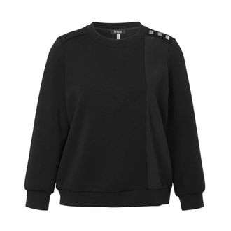 Frapp Dames, Sweatshirts & Hoodies, Zwart, Maat: 3XL