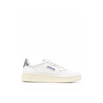 Autry Medalist Low Sneakers - Dames - Sneakers - Grijs - 36 EU - Katoen - Schoenen