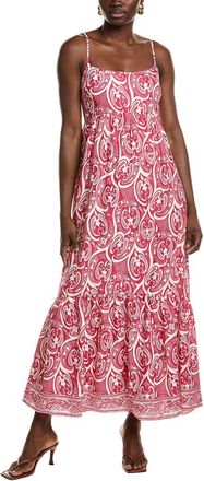 1.State 1.State Linen-Blend Maxi Dress