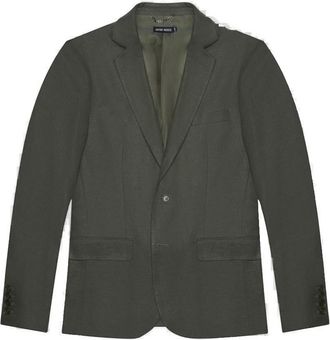Antony Morato Linen-Blend Button-Front Blazer