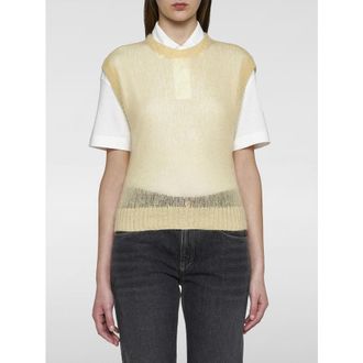 Brunello Cucinelli Light Yellow Wool Sweater, Size X-Large