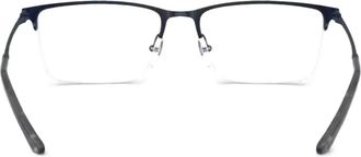 Emporio Armani Bril met rechthoekig montuur - Zwart