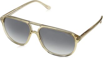 Lozza Sl1827L Sunglasses, Grey (Shiny Transp Light Beige), One Size