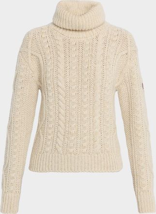 Moncler Wool & Mohair Blend Turtleneck Sweater