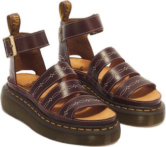 Dr. Martens Leren sandalen, Clarissa Quad Rodeo