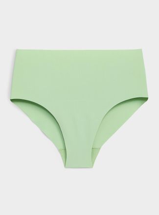 Miiyu Womens Laser-cut high-waist cheeky panty Recycled nylon
