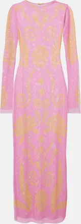 Cala de la Cruz Tania printed maxi dress