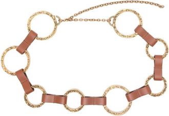 Zimmermann Belts, female, Yellow, Size: M/L Solena Chain Belt