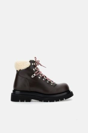 Bottega Veneta Brown Logo Boots