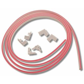 Albatros-Moebel Albatros - Ricambio kit profilo bordo vasca in gomma bianco ideal standard 4R10010011