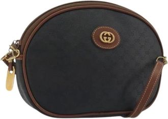Gucci Borsa a tracolla Pre-owned Micro Small GG Canvas - - Pre-owned - Donna - Nero - ONE SIZE