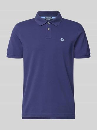 Mc Neal Regular Fit Poloshirt mit Label-Stitching in Marine, Gr&ouml;&szlig;e XXXL