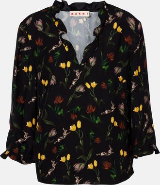 Marni Top con volant