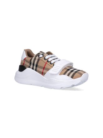 Burberry Vintage Check Cotton Sneaker - Beige
