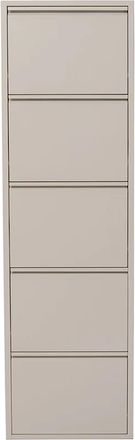 Kare Design Zapatero de 5 compartimentos crema