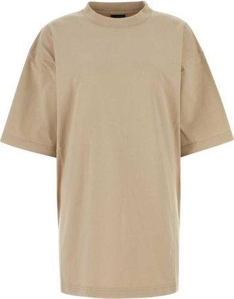 Balenciaga Beige Large Fit T-Shirt