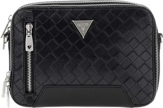 Guess Torino Mini Crossbody - Heren - Schoudertassen - Zwart - ONE Size - Polyester - Tassen
