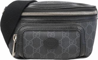 Gucci Black Pvc Fanny Pack (Pre-Owned)