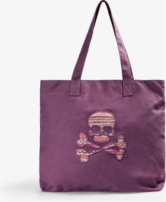 Scalpers Kilim Canvas Bag Girls in Mauve at Nordstrom