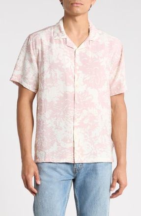 7 Diamonds Mojave Camp Shirt in Rose Quartz at Nordstrom, Size Xx-Large