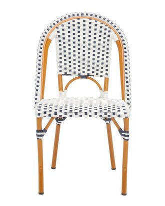 Safavieh Set Of 2 California White & Navy Side Chairs