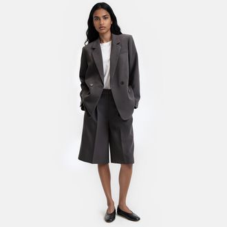 La Redoute Collections Ruimvallende blazer met dubbele knoopsluiting