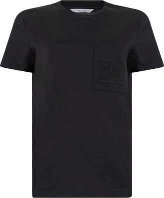 Max Mara Papaia T-shirt - Dames - T-shirts - Zwart - M - Katoen - Tops