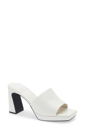 Jeffrey Campbell Dress Code Sandal in Ice Crinkle at Nordstrom, Size 8.5