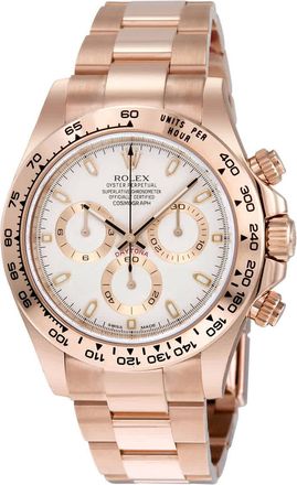 Rolex Cosmograph Daytona Ivory Dial 18K Everose Gold Oyster Bracelet Automatic Mens Watch 116505IVSO