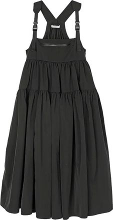 Cecilie Bahnsen Abito smanicato Bailey con fibbia - Nero