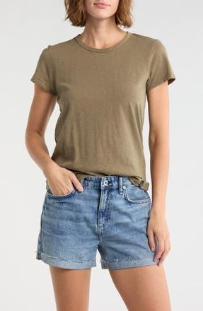 Rag & Bone The Slubbed Core T-Shirt in Olive at Nordstrom Rack, Size X-Small