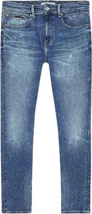 Tommy Jeans Jeans, Heren, Blauw, W28, Katoen, Austin Slim Tapered Jeans