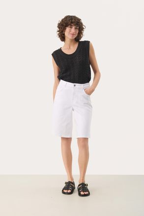 Part Two Denim short Relaxed fit Bright White
