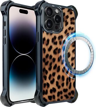OEM Funda Para Iphone 14 Pro Max Ibizu Dropguard Ultra Con Magsafe, Natures Call, Panther