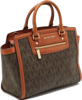 Michael Michael Kors Borsa tote Selma grande - Marrone