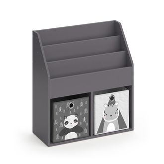 Vicco Estanter&iacute;a Infantil Luigi, Gris, 72 X 79 Cm Con 2 Cajas Plegables Opt.2