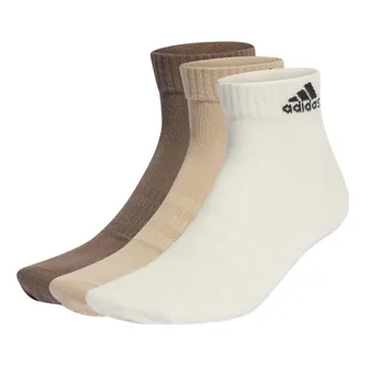 adidas Sportswear ankle Socks 3-Pairs White Tan Brown IM1721