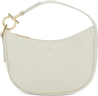 Ferragamo Borsa tote con zip - Bianco