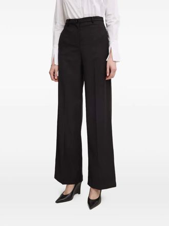Patrizia Pepe buttoned trousers - Black