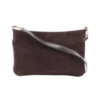 Celine Pre-owned Suede Shoulder Bag - Dames - Pre-owned - Bruin - Maat: ONE Size Su&egrave;de
