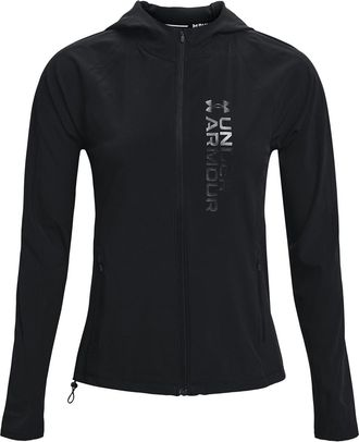 Under Armour Outrun The Storm Womens Jacket Black Size