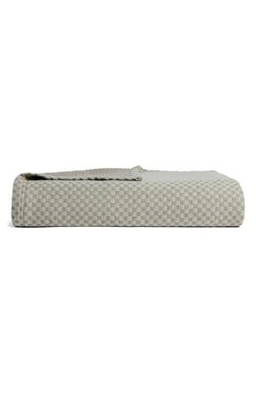 Parachute Keys Organic Cotton & Linen Jacquard Coverlet in Moss/sage at Nordstrom, Size King/california King