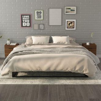 vidaXL Comodini 2 pz in Rovere Marrone 40x35x47,5 cm - Vidaxl