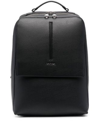 Calvin Klein Rugzak met logoplakkaat - Zwart