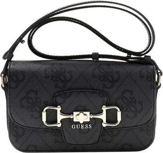 Guess Janie Logo Cnvrtbl Xbody Flap - Dames - Schoudertassen - Zwart - ONE Size - Tassen