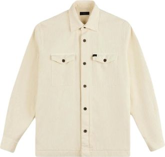 Fay B009 Shirt - Heren - Overhemden - Beige - Maat: L