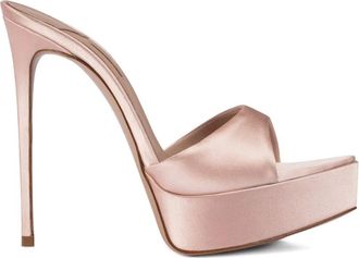 Le Silla Sandali con plateau - Rosa