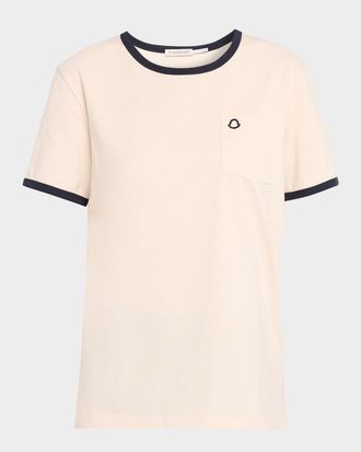 Moncler Short-Sleeve Ringer Tee