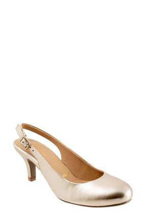 Trotters Lexi Slingback Pump in Champagne at Nordstrom, Size 10.5